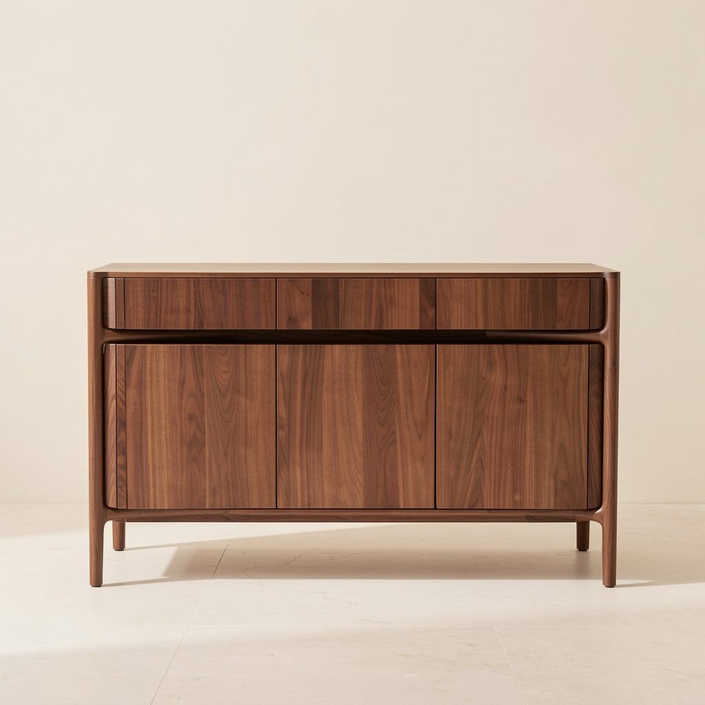 Walnut Veneer Sideboard (DY239) in front