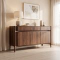 Walnut Veneer Sideboard (DY239) in home staged