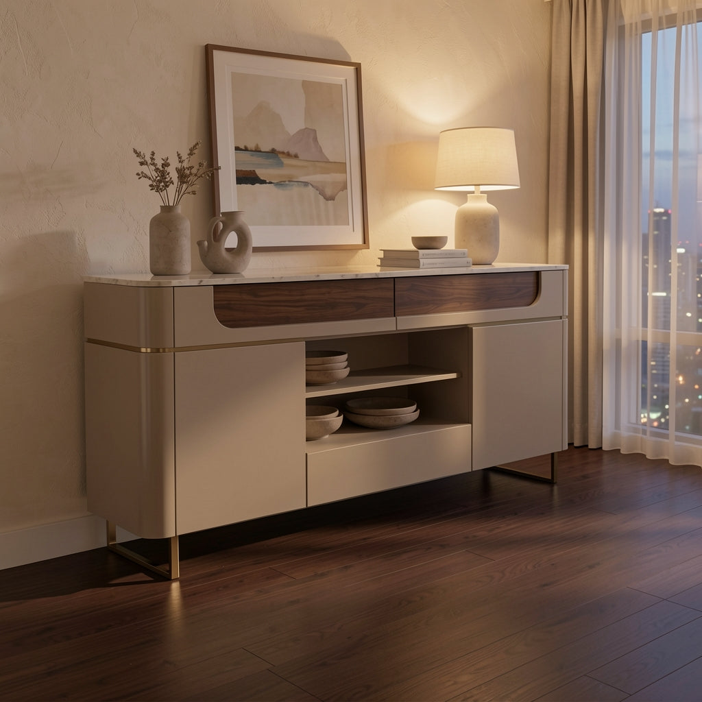 Woodgrain Sideboard (DY238) in urban dusk