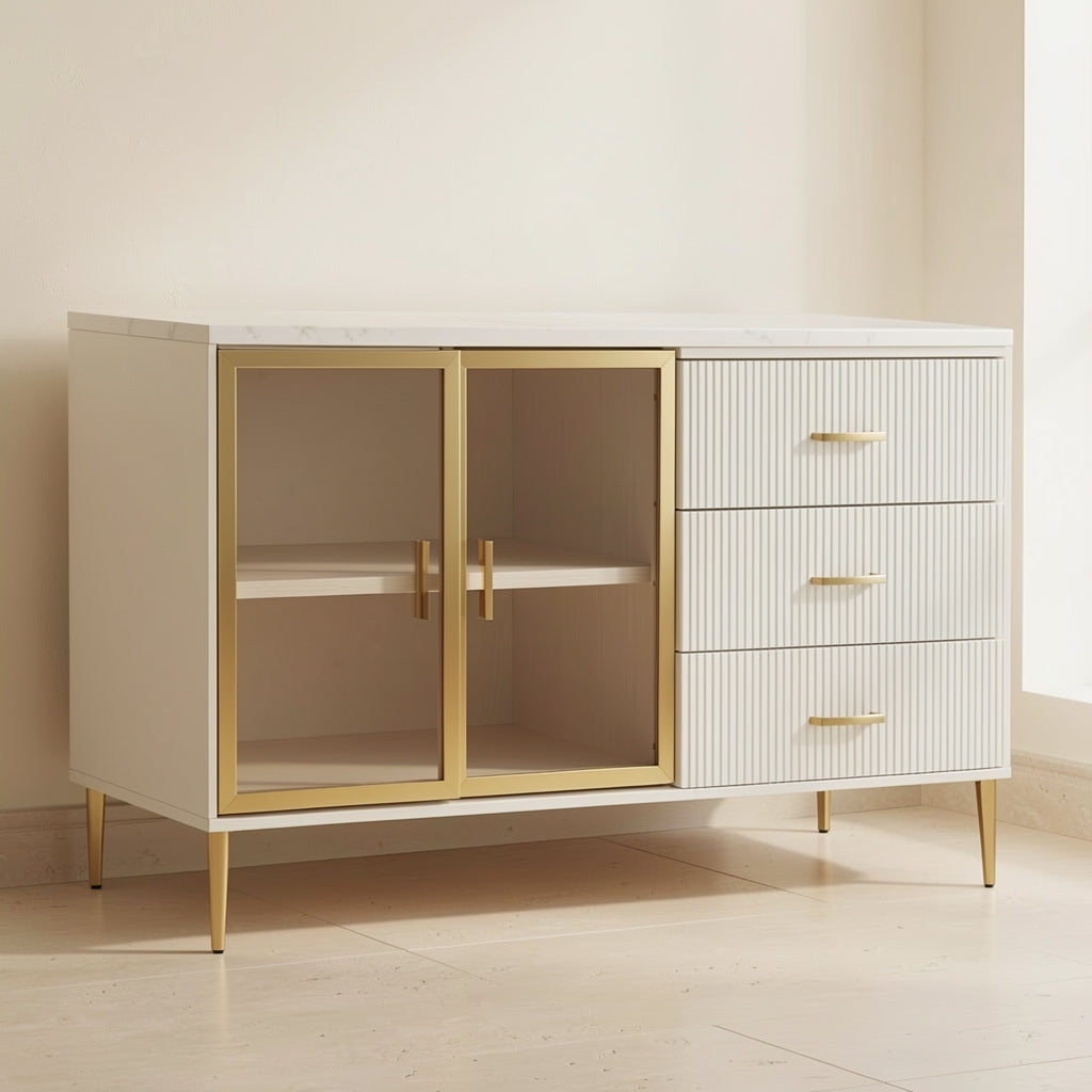 White Sideboard (DY262) in left