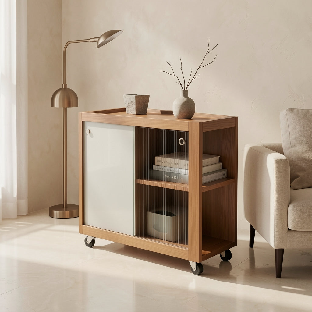Lamp Side Table (DYMX1033) in marble bronze