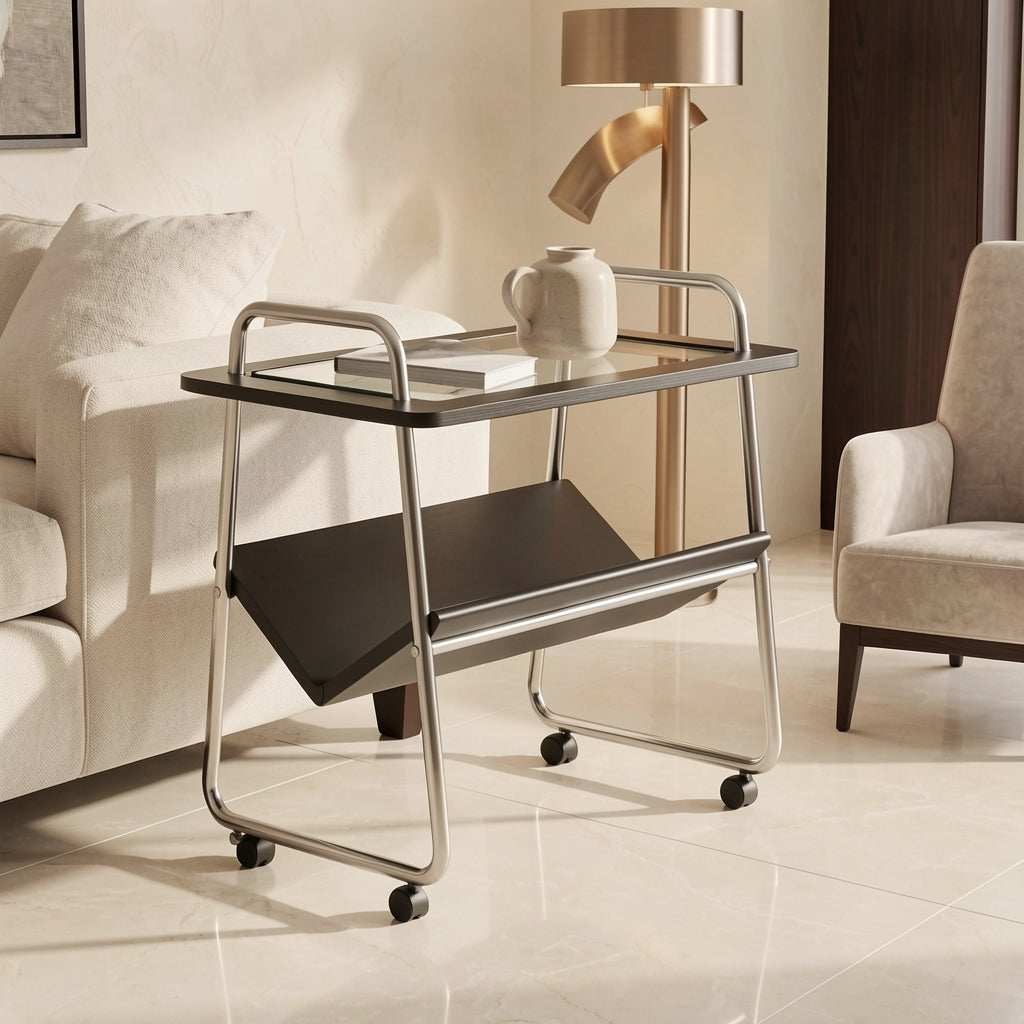 Modern Side Table (DYMX1044) in marble bronze