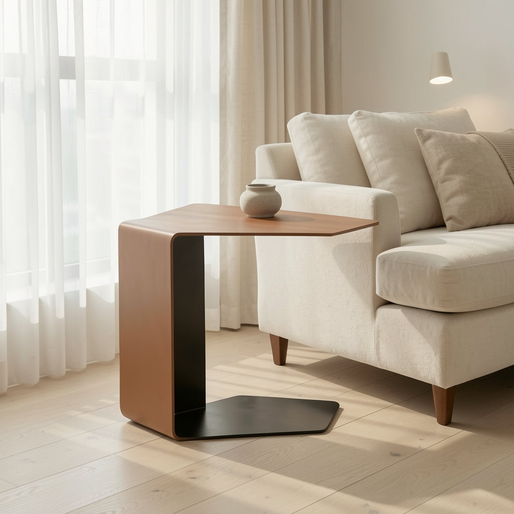 Rectangular Side Table (DYYM0052) in soft oak daylight