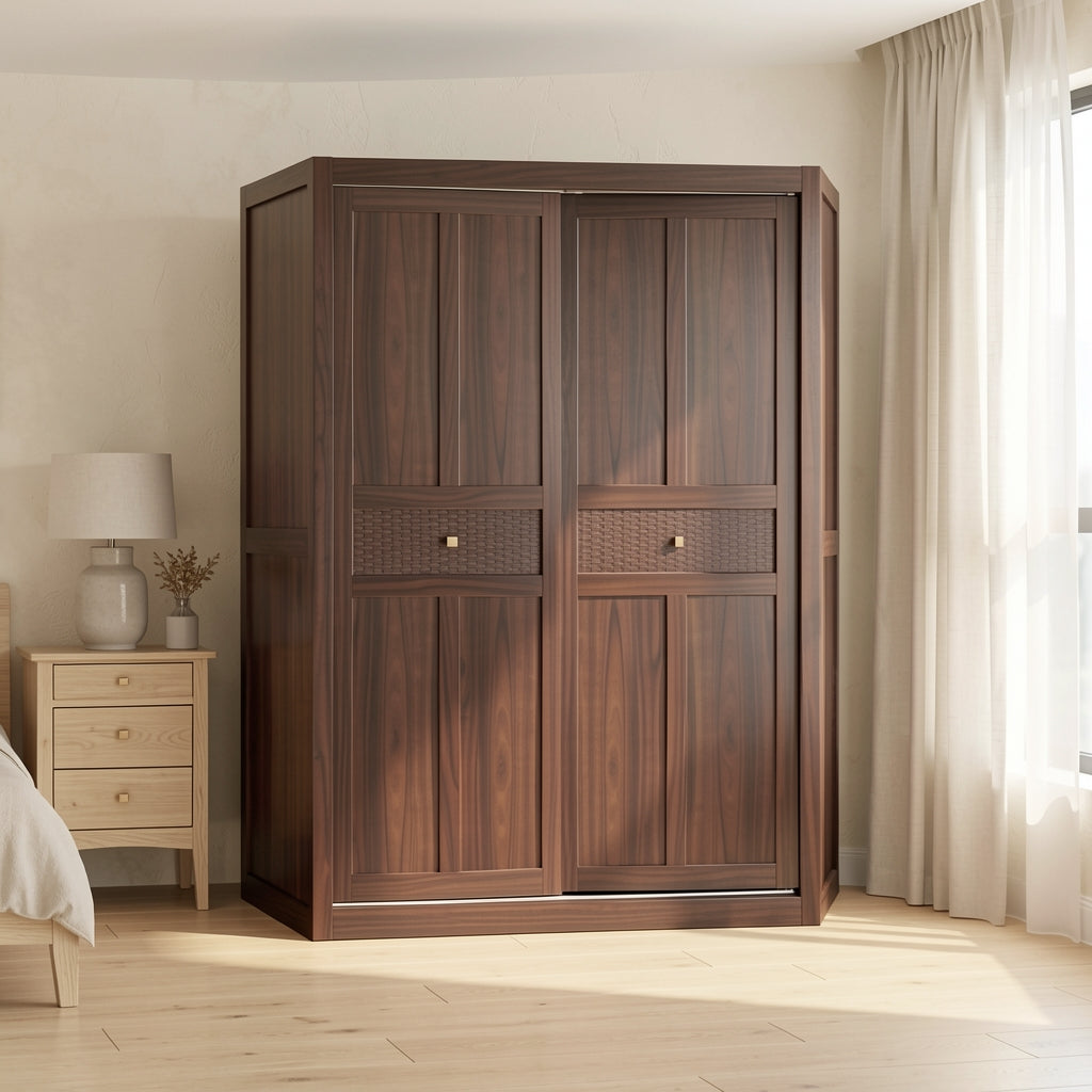 Brown Wardrobe (DY1872) in soft oak daylight