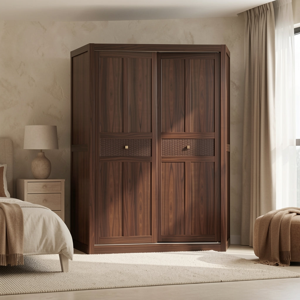 Brown Wardrobe (DY1872) in tonal taupe cocoon