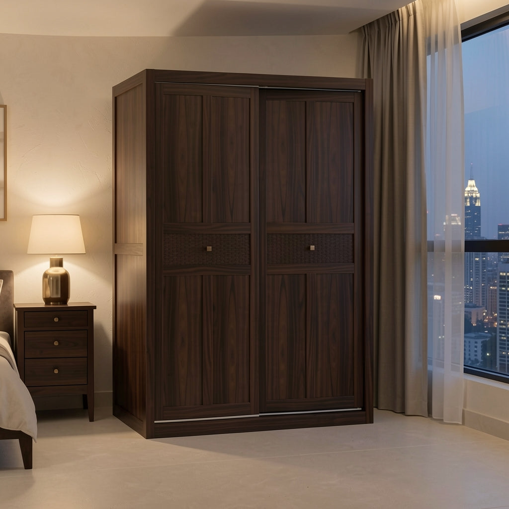 Brown Wardrobe (DY1872) in urban dusk