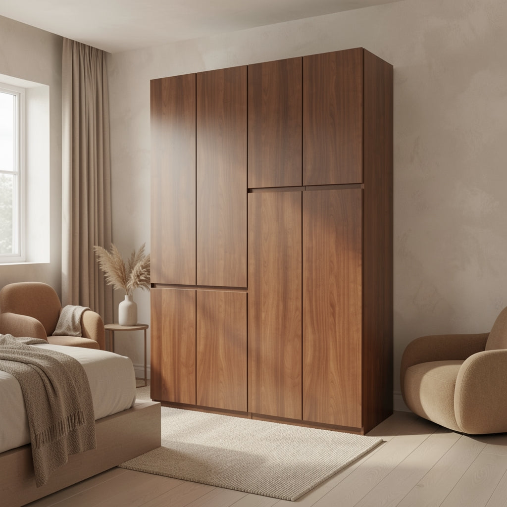 Rectangular Wardrobe (DYX8873) in tonal taupe cocoon