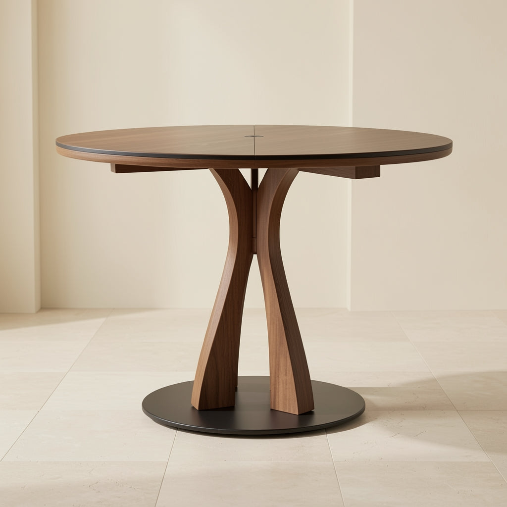 Chuluo Round Dining Table in back