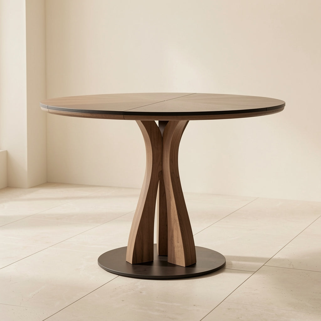 Chuluo Round Dining Table in left