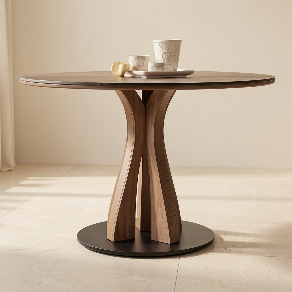 Chuluo Round Dining Table in low