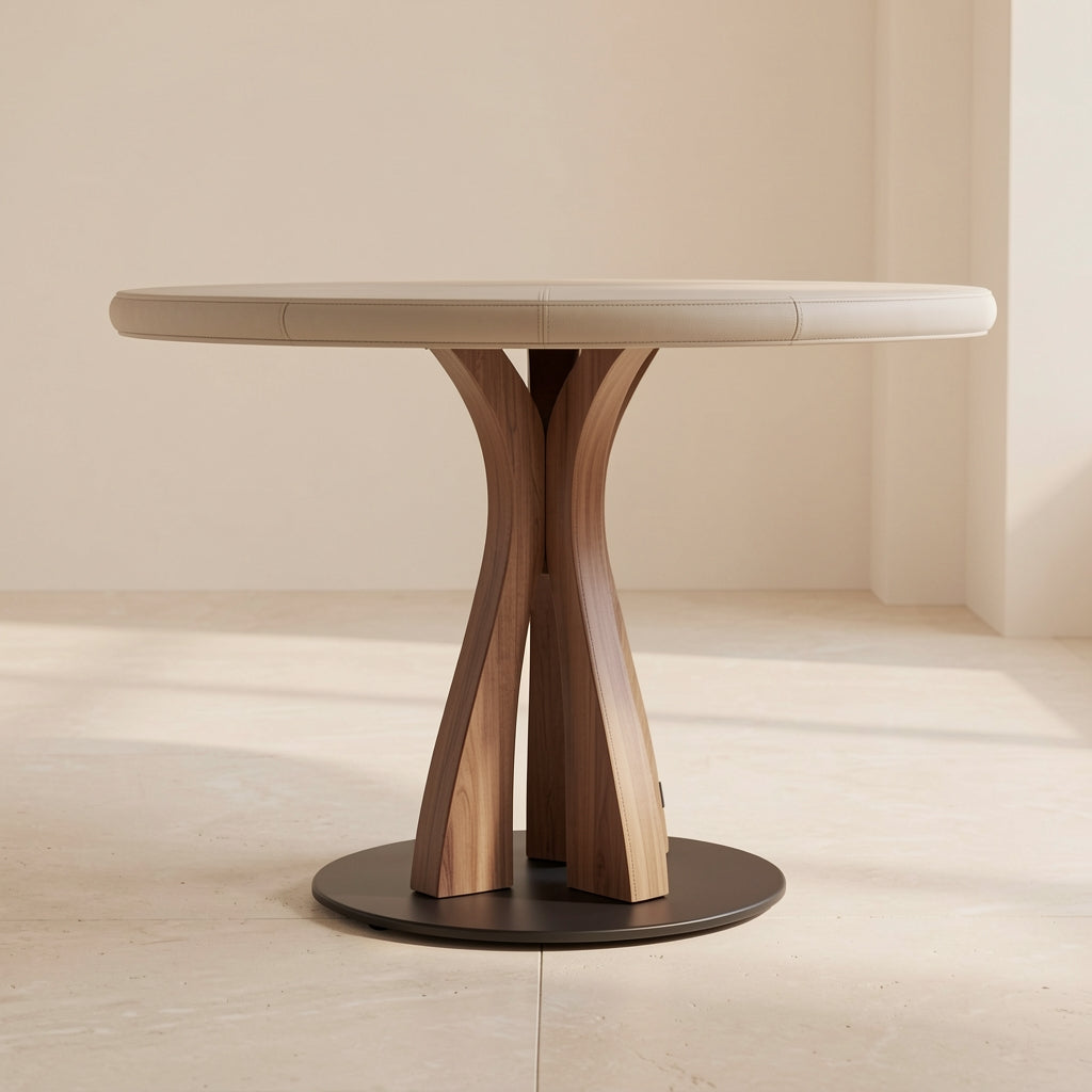 Chuluo Round Dining Table in right
