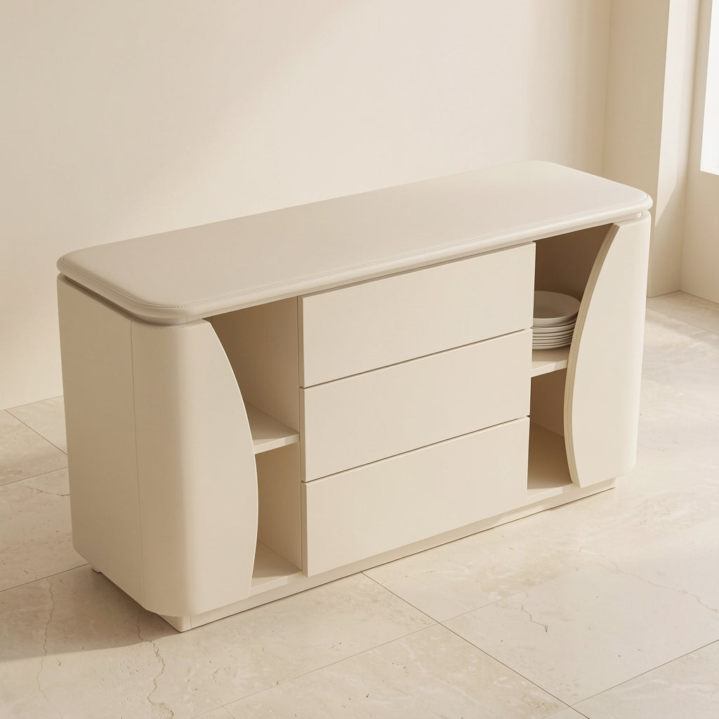 Beige Sideboard in elevated