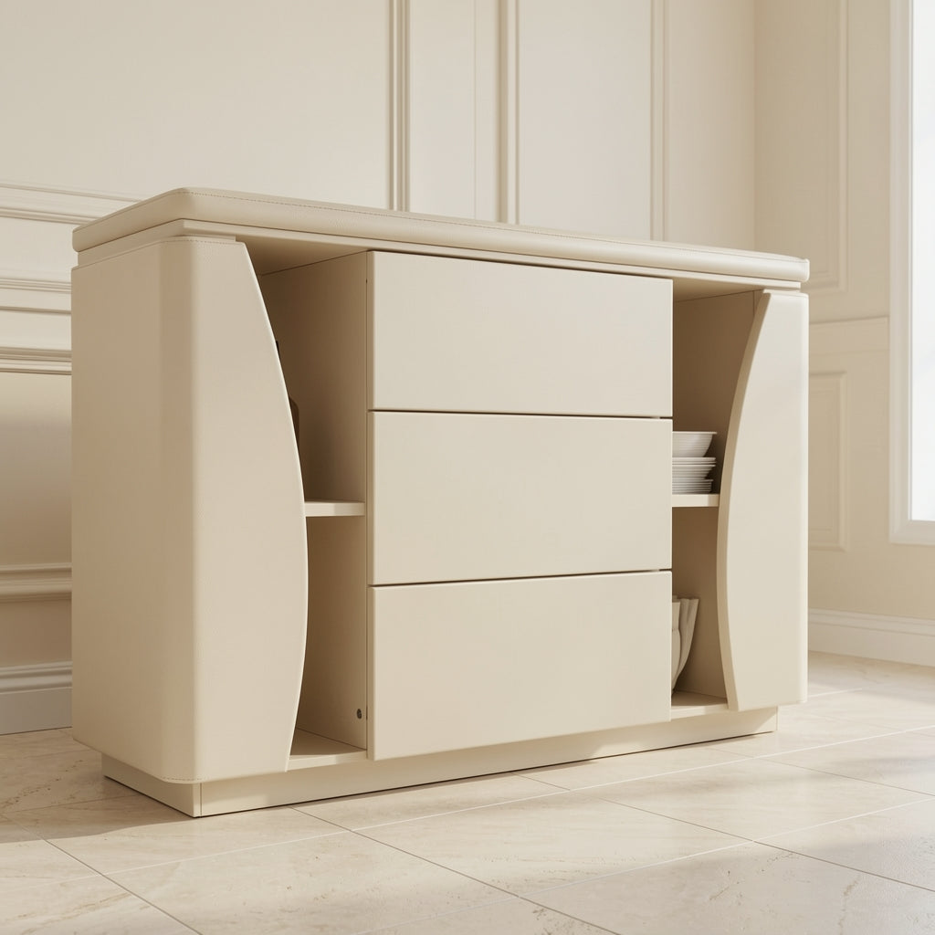 Beige Sideboard in low
