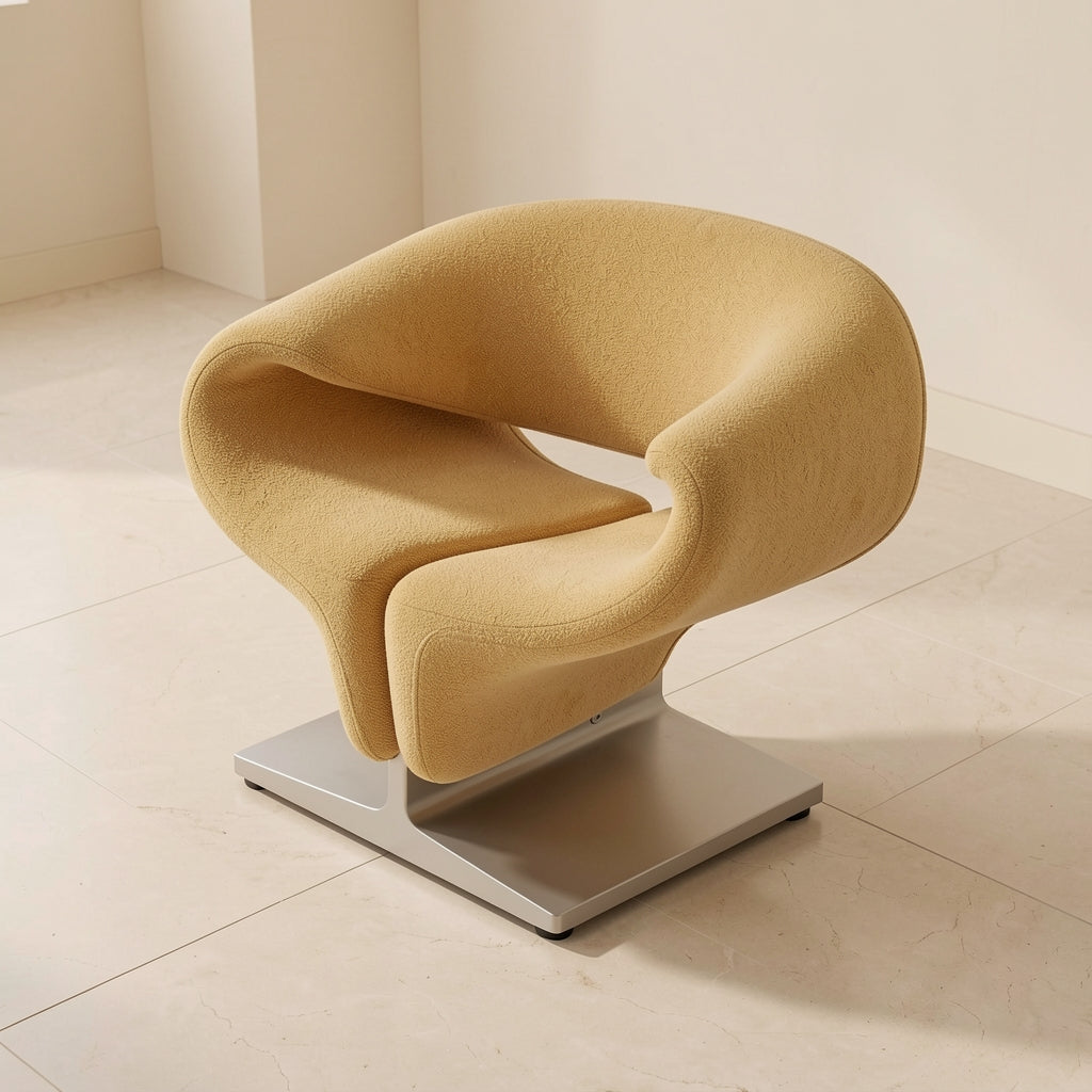 Yurong Sculptural Chair in elevated