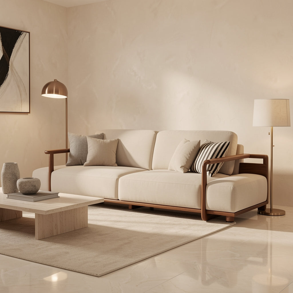 Light Colored Sofa · Edition 1 in marble bronze