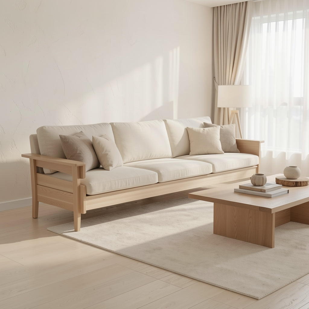 Light Sofa in soft oak daylight
