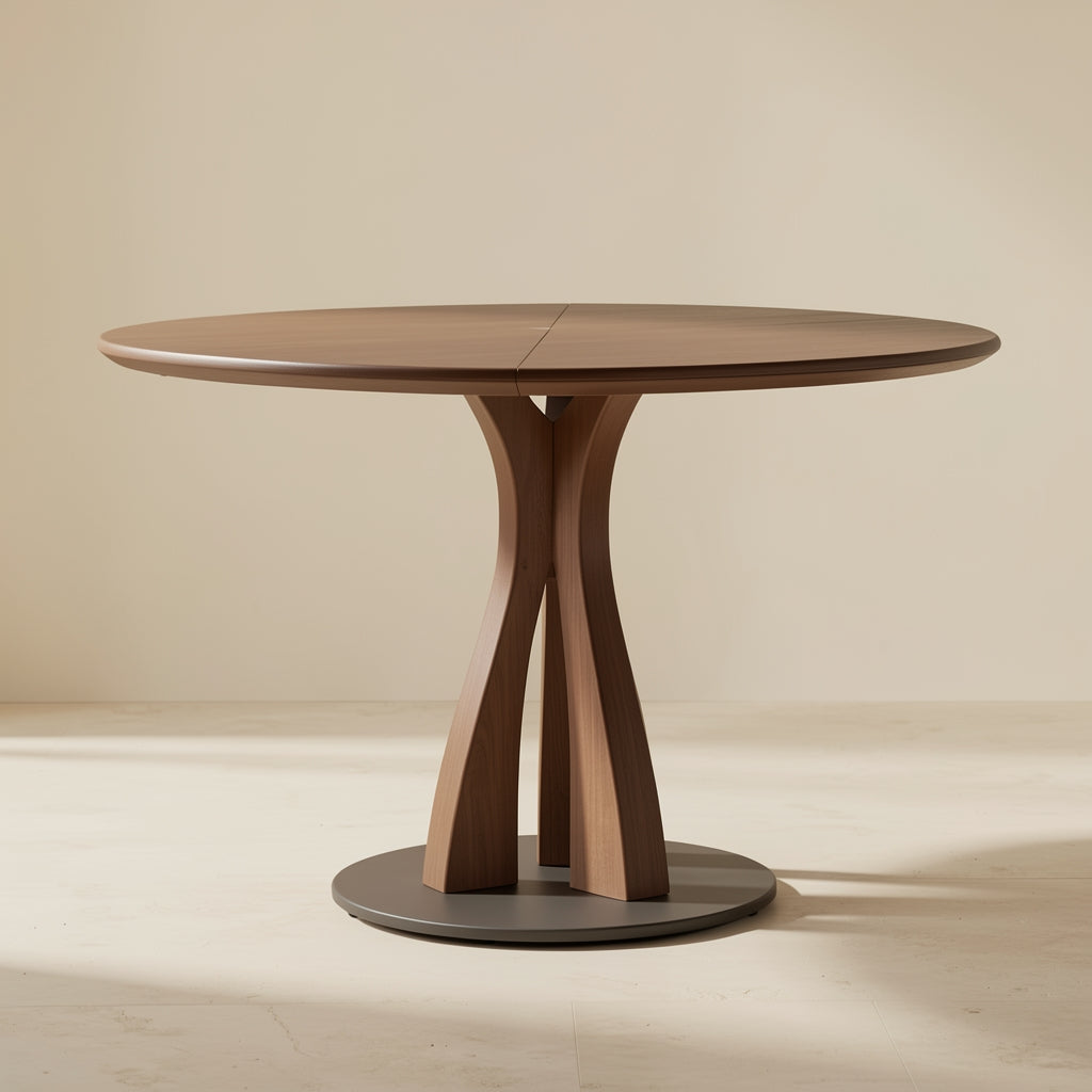 Round Black Dining Table · Edition 1 in left