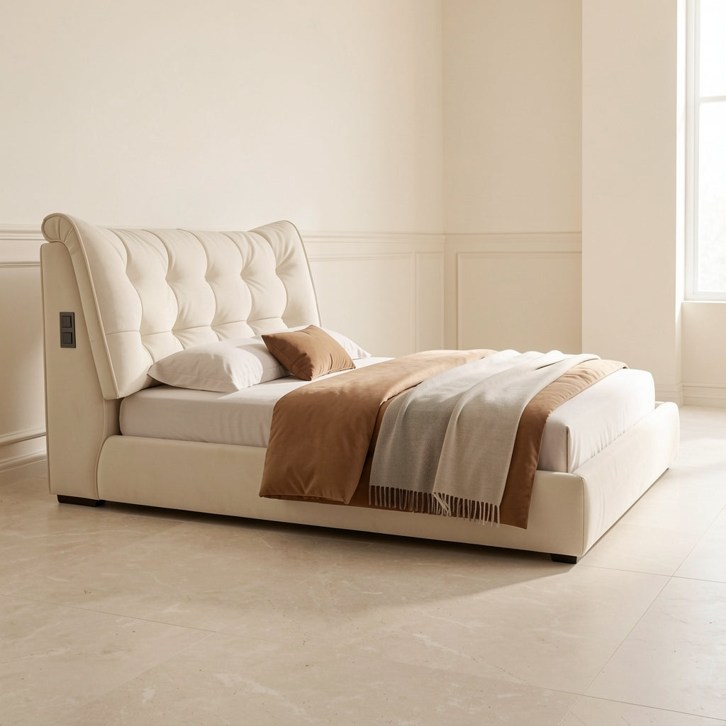 Tufted Bed · Edition 2 in left