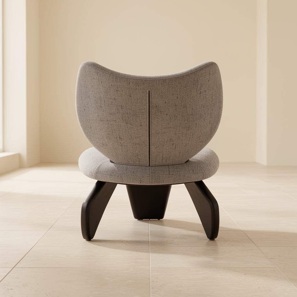 Curved Accent Chair · Edition 3 in back