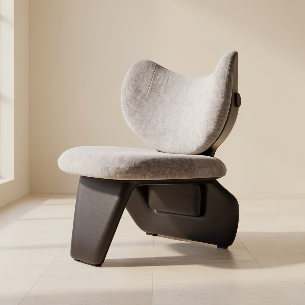 Curved Accent Chair · Edition 3 in left