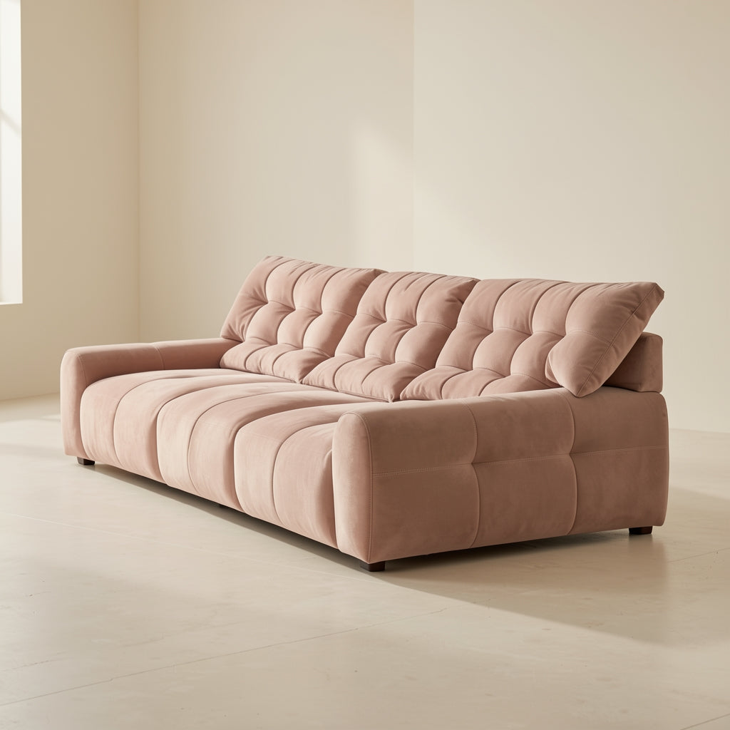 Pink Sofa in left