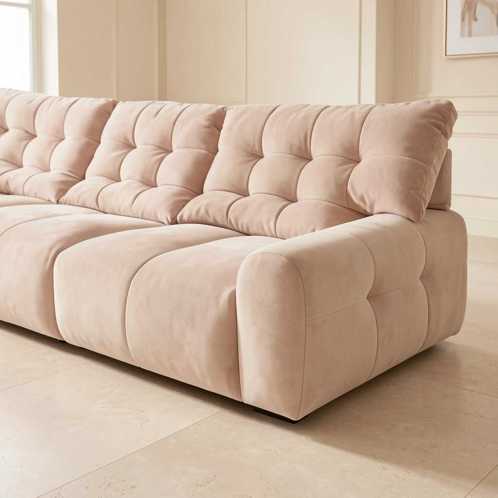 Pink Sofa in low