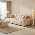 Pink Sofa in home staged