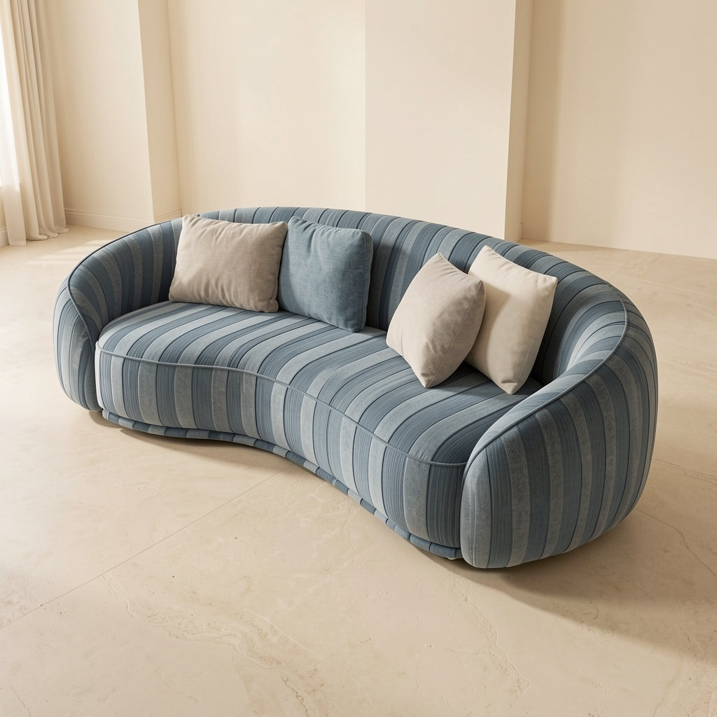 Striped Sofa in elevated
