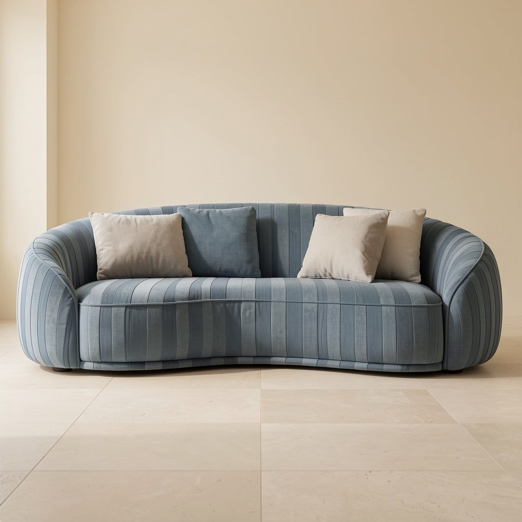 Striped Sofa in front