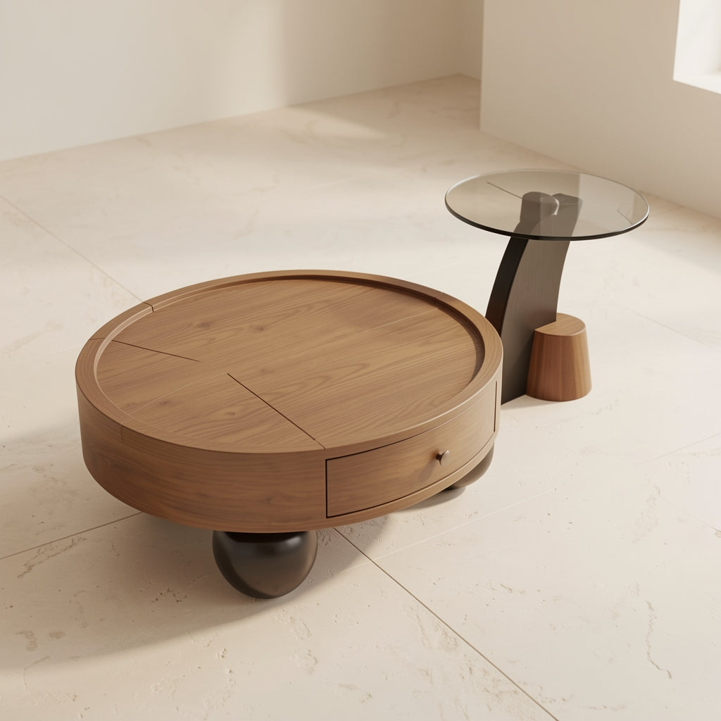 Round Coffee Table · Edition 8 in elevated