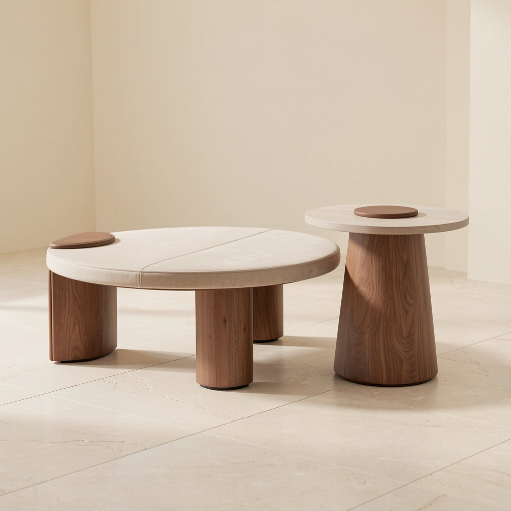 Round Coffee Table · Edition 9 in left