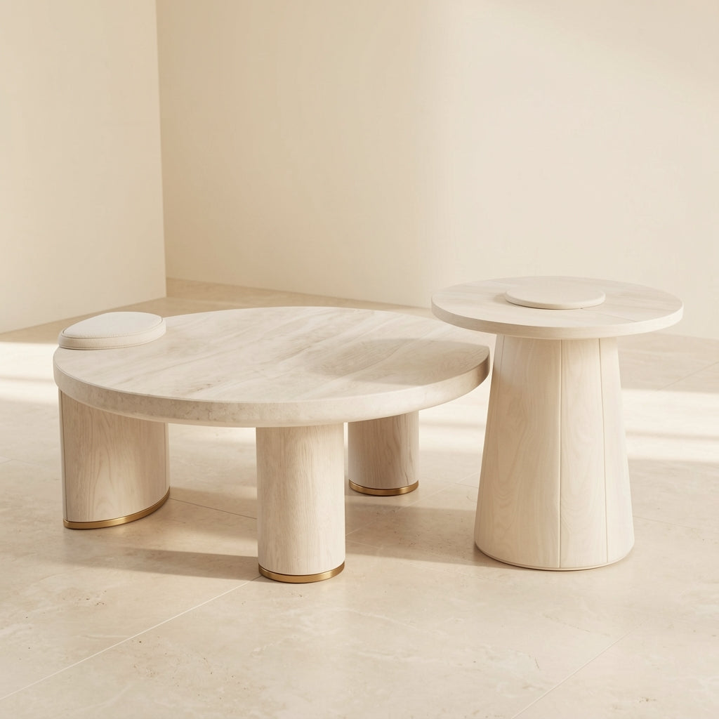 Round Coffee Table · Edition 9 in low
