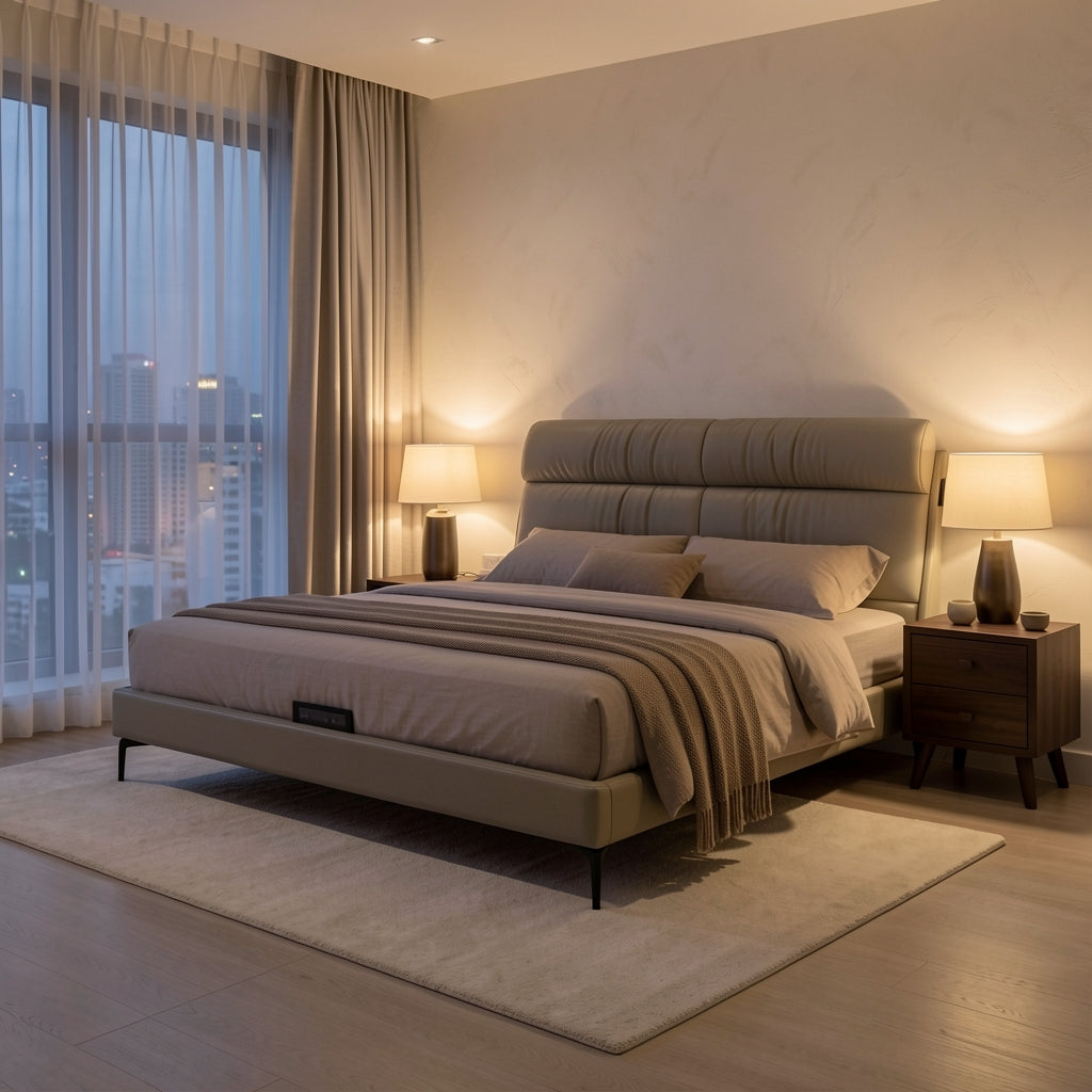 Light Bed in urban dusk