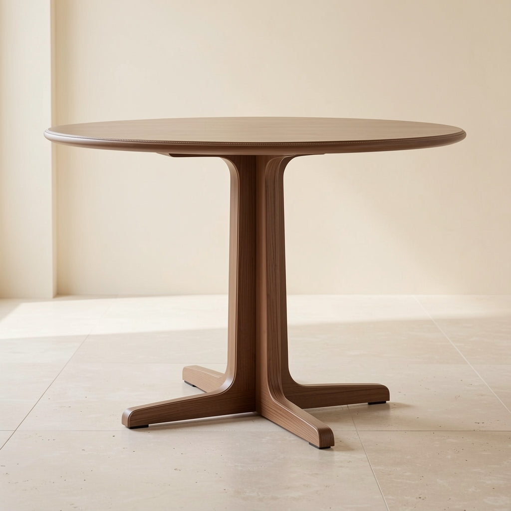 White Round Dining Table · Edition 4 in back