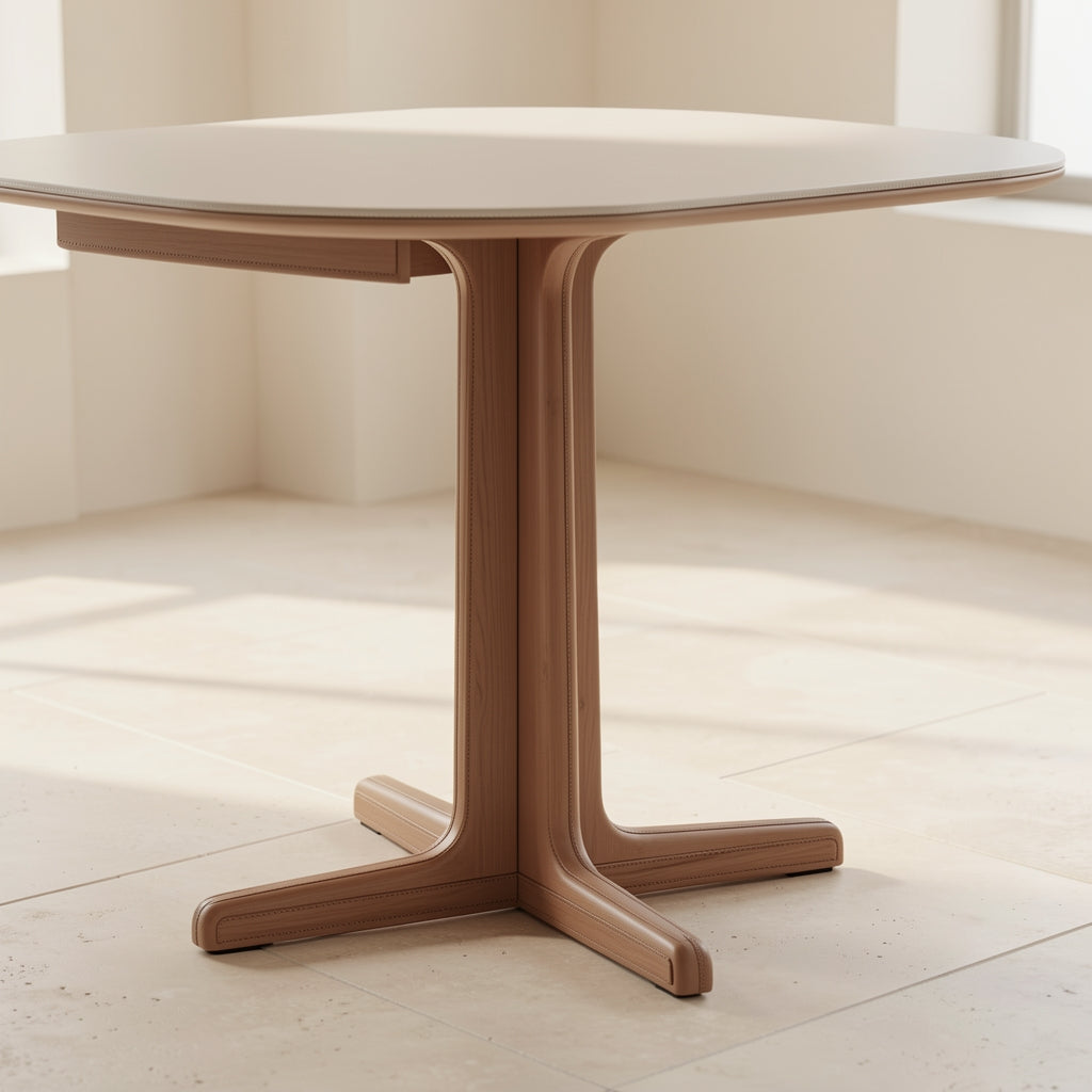 White Round Dining Table · Edition 4 in low