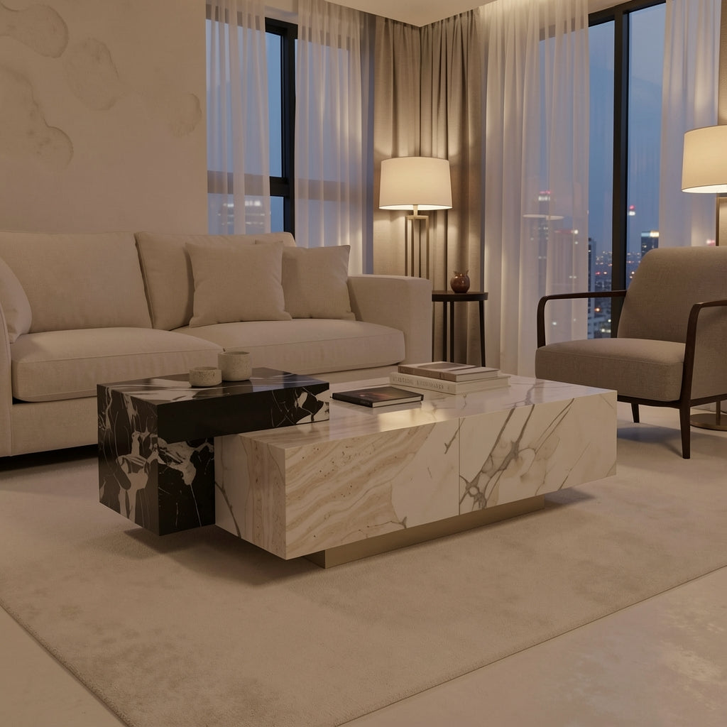 Rectangular Coffee Table · Edition 4 in urban dusk
