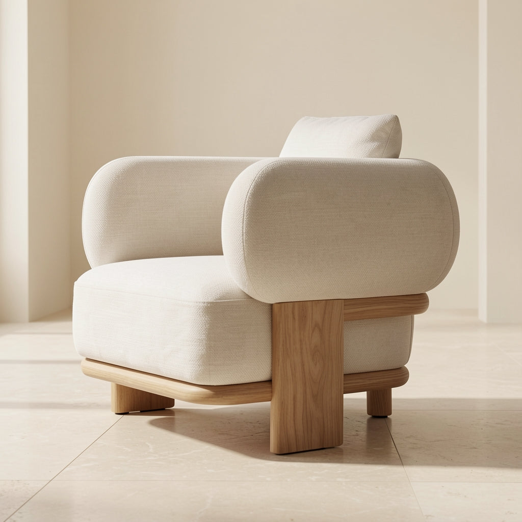 Modern Accent Chair in left
